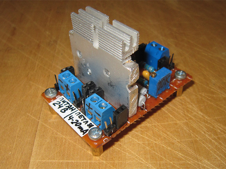 Задатчик тока 4-20 мА (от Arduino)